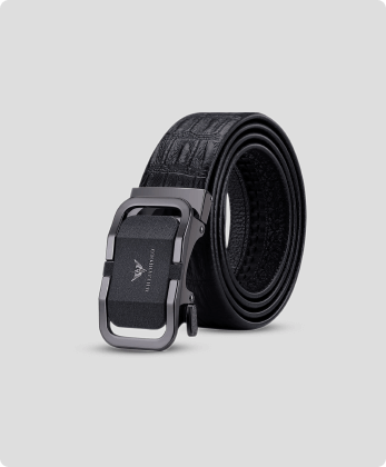 Embossed Leather Belt